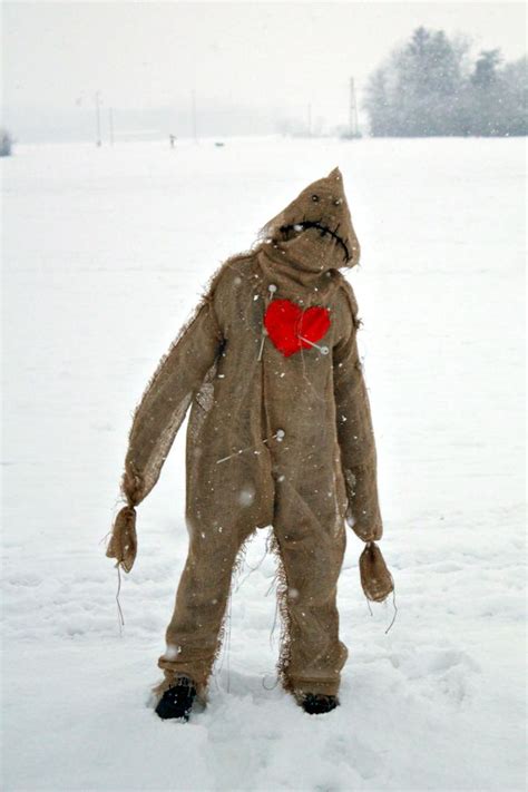 Hessian voodoo doll costume